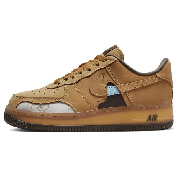 Nike Air Force 1 07 LX See Through -   Wheat Brown Baroque-Brown Elemental-Gold (DQ7580-700)