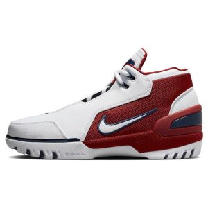 Nike Air Zoom Generation Retro First Game 2023 White Midnight-Navy Varsity-Crimson (DM7535-101)