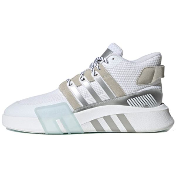 adidas EQT Bask ADV V2 White Grey Footwear-White Grey-One Silver-Metallic (FW4258)