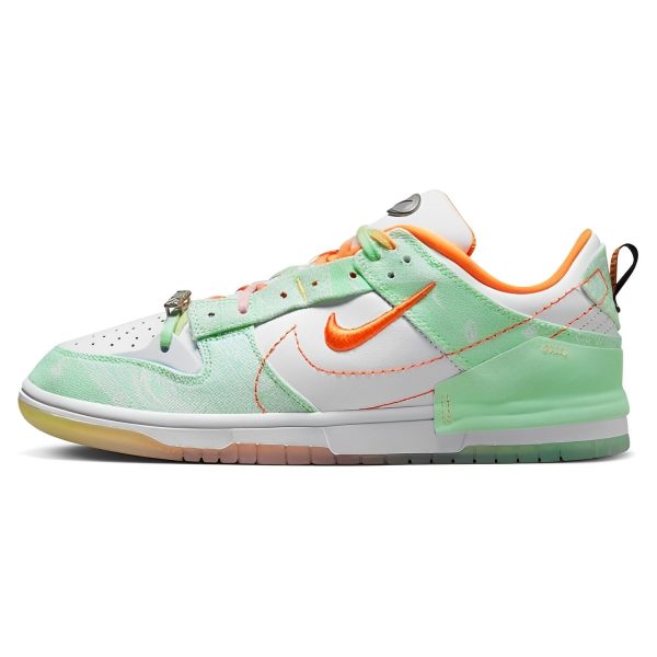 Nike Dunk Low Disrupt 2 Mint Foam Paisley White Safety-Orange (FJ7745-181)