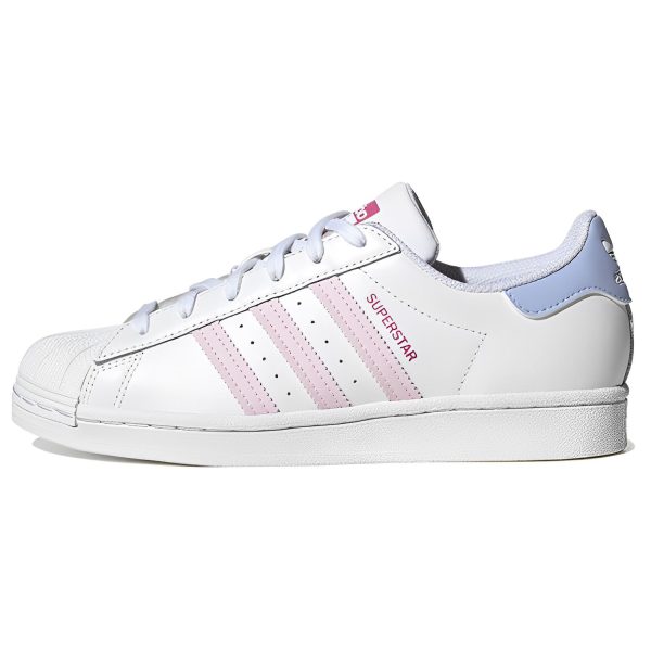 Adidas Superstar White Pink Blue   Cloud-White Clear-Pink Pulse-Magenta (HQ1906)
