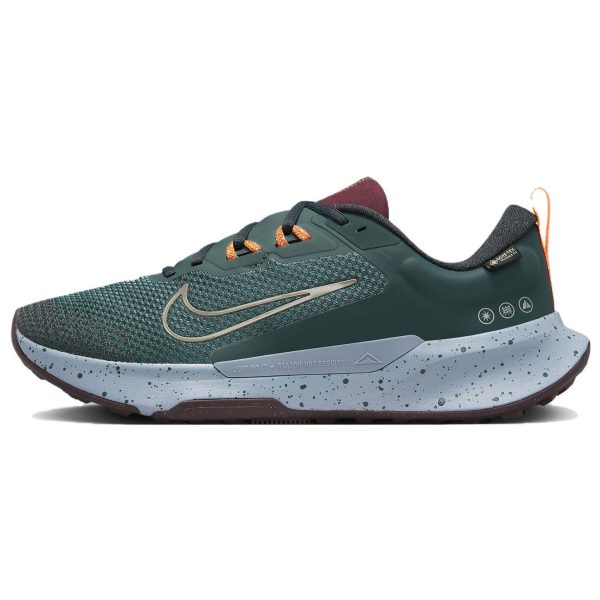 Nike Juniper Trail 2 GORE-TEX Deep Jungle Khaki Green Night-Maroon Safety-Orange (FB2067-300)