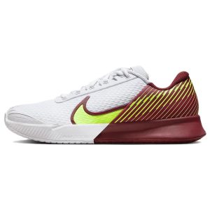 NikeCourt Air Zoom Vapor Pro 2 HC White Team Red   Lime-Blast (DR6191-104)