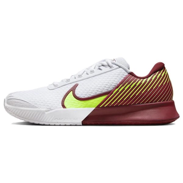 NikeCourt Air Zoom Vapor Pro 2 HC White Team Red   Lime-Blast (DR6191-104)