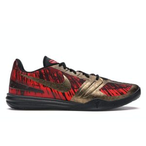 Nike KB Mentality Black Gold Red Blk Chilling-Red (704942-008)