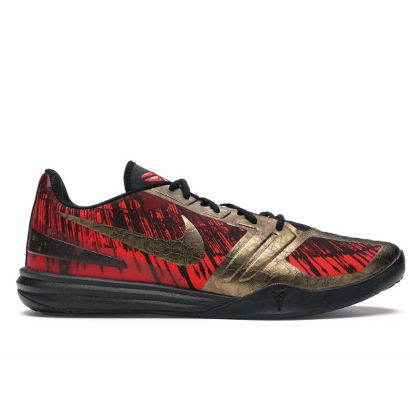 Nike KB Mentality Black Gold Red Blk Chilling-Red (704942-008)