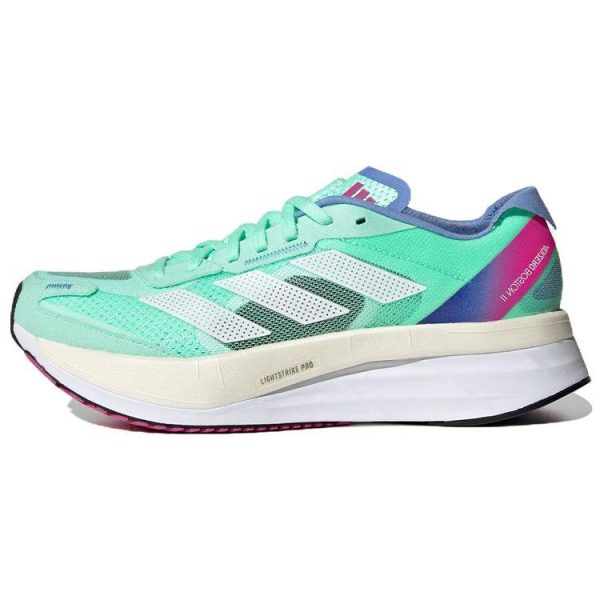 adidas Adizero Boston 11 Pulse Mint Pink   Green Cloud-White Crystal-White (HQ3696)