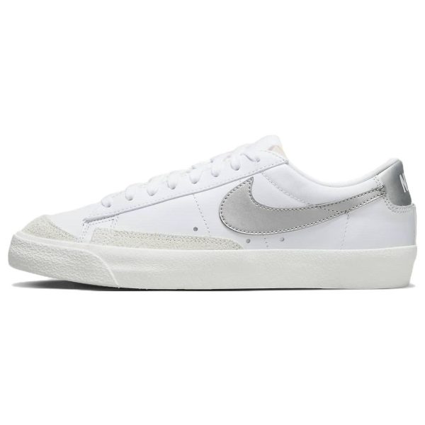 Nike Blazer Low 77 White Metallic Silver (DC4769-113)