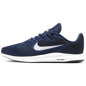 Nike Downshifter 9 Midnight Navy Blue Pure-Platinum (AQ7481-401)