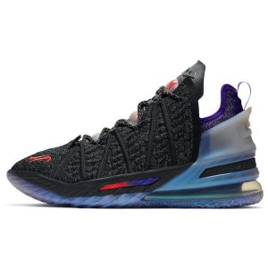 Nike Kylian Mbapp x LeBron 18 NRG EP The Chosen 2 Black Fierce-Purple Metallic-Silver (DB7644-001)