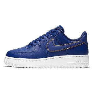 Nike Air Force 1 Low Blue Gold Swoosh (AO2132-401)