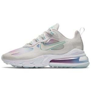 Nike Air Max 270 React SE Light Gradient White Summit-White Bleached-Aqua (CK6929-100)