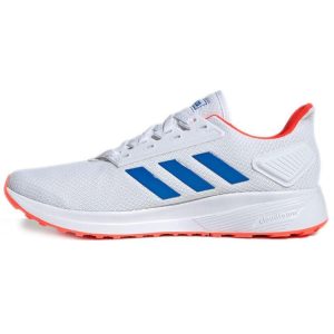 Adidas Duramo 9 White Glow Blue Red   Cloud-White Solar-Red (EG8665)