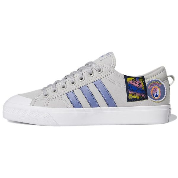 Adidas Nizza Patches   Grey Grey-Two Cloud-White (GZ8659)