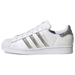 adidas Superstar Glitter   White Cloud-White Silver-Metallic (FZ4445)