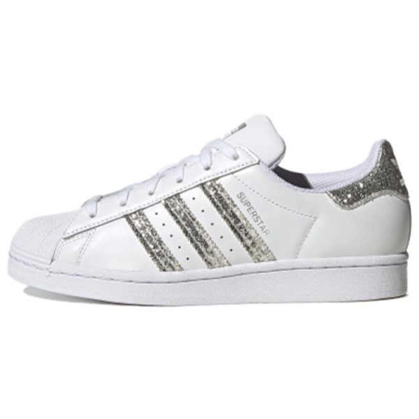 adidas Superstar Glitter   White Cloud-White Silver-Metallic (FZ4445)
