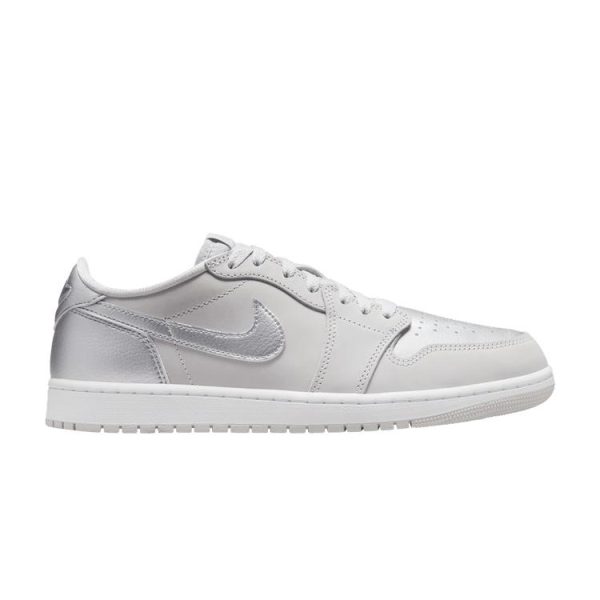 Air Jordan 1 Retro Low OG Metallic Silver    - (CZ0790-002)