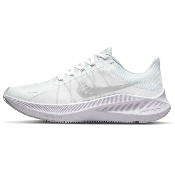 Nike Zoom Winflo 8 White Metallic Silver   Pure-Platinum Summit-White (CW3421-104)