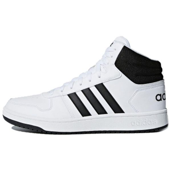 Adidas Hoops 20 Mid White Black   Cloud-White Core-Black (BB7208)