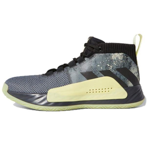 Adidas Dame 5 GCA Grey Yellow   Grey-Six Grey-Four Core-Black (EF8664)