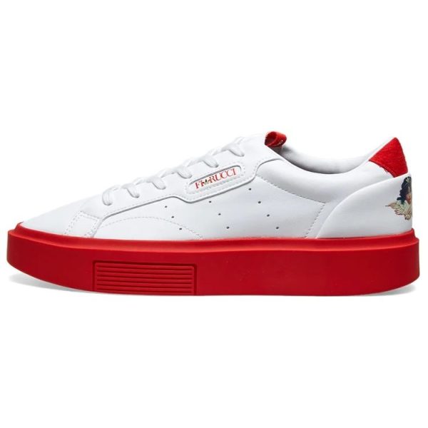 Adidas Fiorucci x Sleek Super Red   White Footwear-White Core-Black (EE4719)