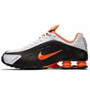 Nike Shox R4 Dutch Orange Black White-Reflective-Silver-Dutch-Orange (104265-046)