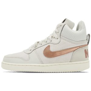 Nike Court Borough Mid Premium Light Bone Metallic Red Bronze White Sail (844907-003)