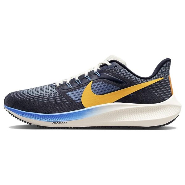 Nike Air Zoom Pegasus 39 Premium Obsidian Yellow Blue University-Blue Dark-Obsidian (DO9580-400)