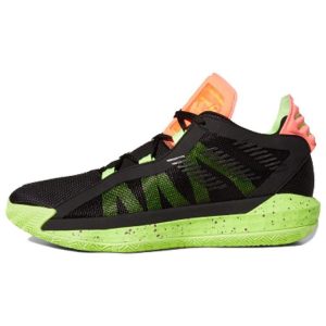 Adidas Dame 6 Signal Green Coral   Glory-Purple Signal-Coral (EF9871)
