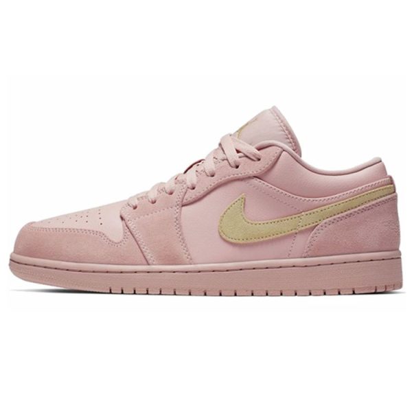 Air Jordan 1 Low Coral Stardust Pink Club-Gold (CJ9216-676)