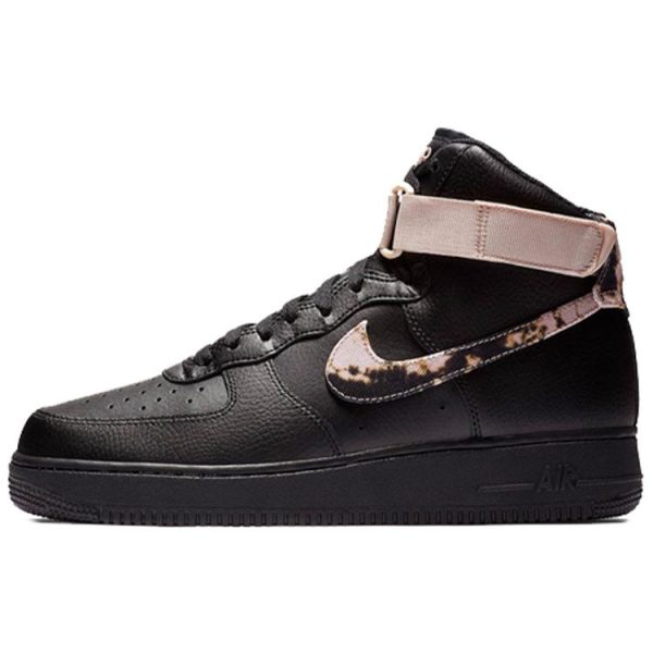 Nike Air Force 1 High Acid Wash Print Black Particle-Beige-Particle-Beige-Acid-Wash-Print (AR1954-002)