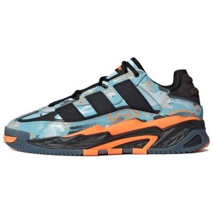 adidas Niteball Light Aqua Camo Blue Core-Black Signal-Orange (GZ7867)