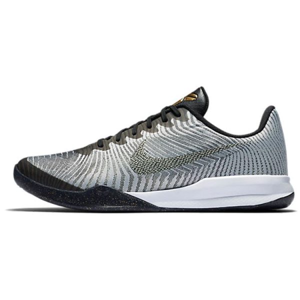 Nike Kobe Mentality 2 Grey Pure-Platinum Metallic-Gold-Star-Anthracite (818952-005)