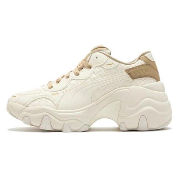 Puma Pulsar Wedge Deboss -   Pristine Cream Prairie-Tan (396449-01)