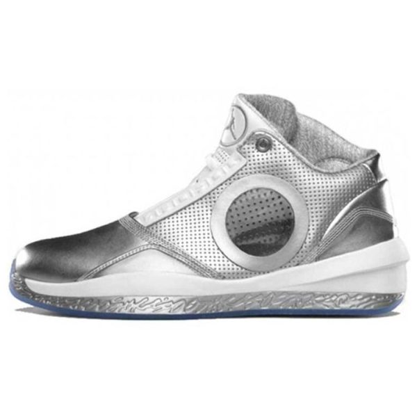 Air Jordan 2010 25th Anniversary Silver Metallic-Silver White (387358-006)