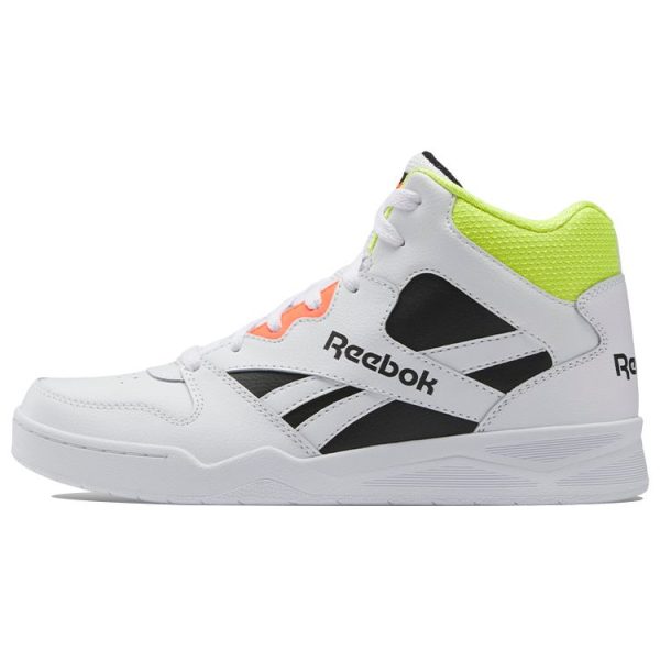 Reebok Royal BB 4500 High 2 White Black Acid Yellow   - Core- Solar-Acid-Yellow (HR0519)