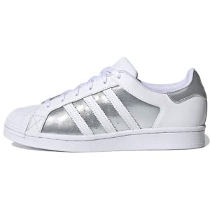 adidas Superstar White Silver Metallic   Cloud-White Grey-Two (FX6048)