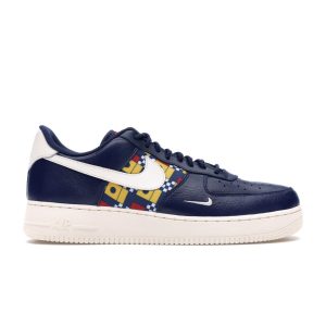 Nike   Air Force 1 Low Nautical Redux Blue Midnight-Navy Sail-Gym-Red-University-Gold (AR5394-400)