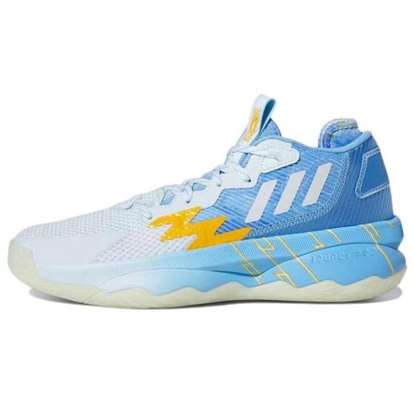 adidas Dame 8 Three Kingdoms Blue Pantone Footwear-White (HQ4504)