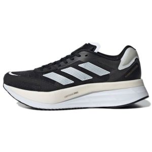 adidas Adizero Boston 10 Black White   Core-Black Cloud-White Gold-Metallic (H67515)