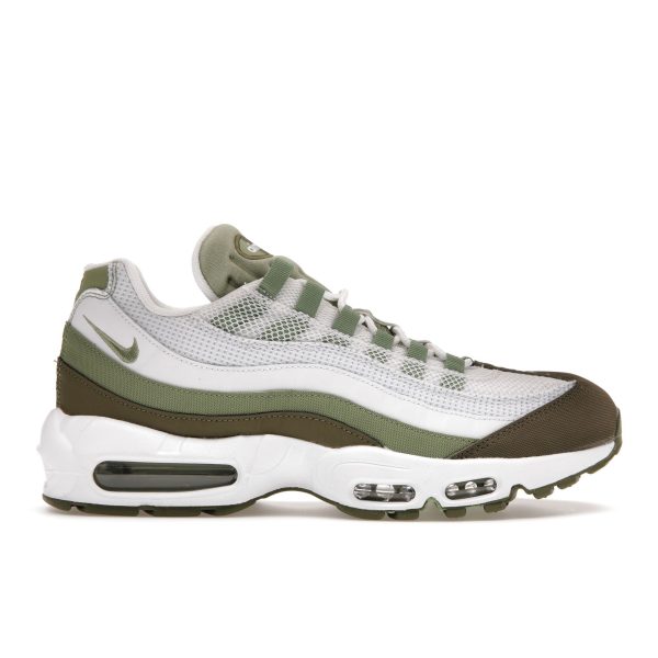 Nike Air Max 95 White Oil Green Medium-Oliv (FD0780-100)