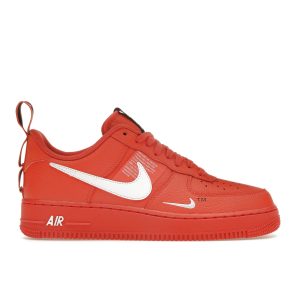 Nike Air Force 1 07 LV8 Overbranding Orange Team-Orange White-Black-Tour-Yellow (AJ7747-800)