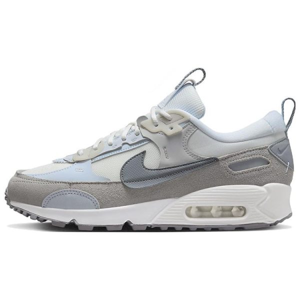 Nike Air Max 90 Futura White Pure Platinum Summit-White Football-Grey Wolf-Grey (DM9922-103)