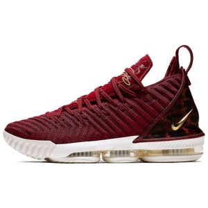 Nike   LeBron 16 EP King Red Team-Red Metallic-Gold-Multi-Color-Sail (AO2595-601)