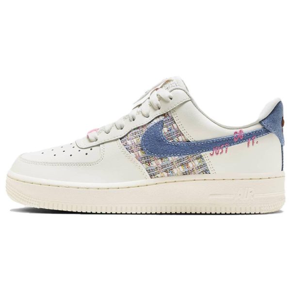 Nike Air Force 1 Low 07 LX Denim Boucl White Sail Blue-Whisper (FJ7740-141)