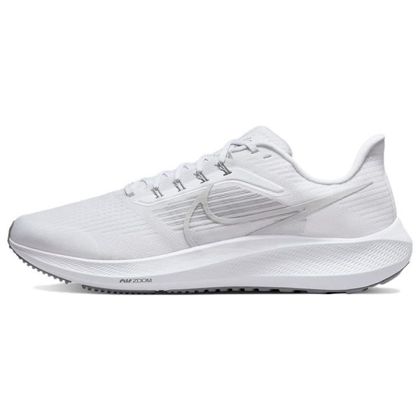 Nike Air Zoom Pegasus 39 White Grey Fog Particle-Grey Smoke-Grey (DH4071-100)