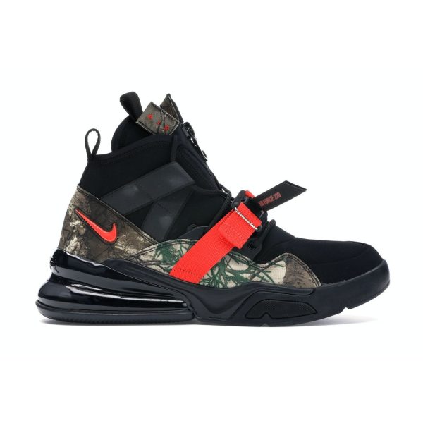 Nike Realtree x Air Force 270 Utility Camo Black Team-Orange (BV6071-001)