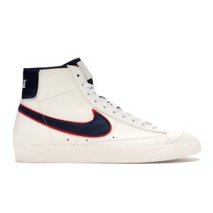 Nike Blazer Mid 77 Vintage City Pride Chicago Cream Sail Obsidian-Total-Crimson (CD9318-100)