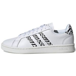 Adidas Grand Court Zebra   White Cloud-White Crystal-White (GZ0150)
