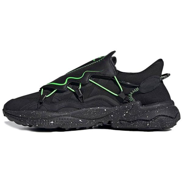 adidas Ozweego Black Solar Green Core-Black (FZ1955)